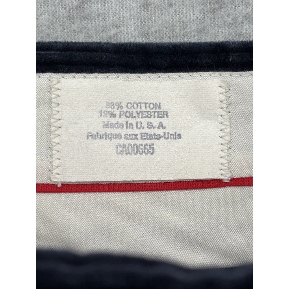 Vintage Eddie Bauer Corduroy Pants Made USA Navy Pleated 26x29